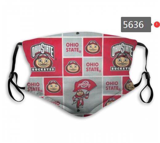 2020 NCAA Ohio State Buckeyes #4 Dust mask with filter